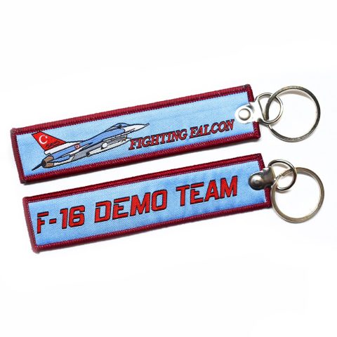f-16 bordo piko dokuma anahtarlık